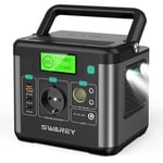 SWAREY Générateur Electrique Portable 300W Batterie Externe 220V Super Silencieux Sortir AC/USB/Type-C/QC 3.0 (S160(300W))