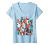 Womens It's Elisabeth Thing You Wouldn't Understand, Groovy V-Neck T-Shirt