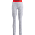 Swix RaceX Merino Pants, W's Light Grey Melange/Swix Red S