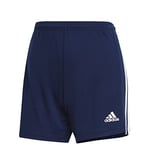 adidas Women's Squadra 21 Shorts, Team Navy/White, XXS Long