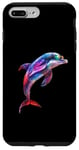 Coque pour iPhone 7 Plus/8 Plus Un adorable motif de dauphin pour les amoureux des animaux