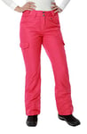 Arctix Women's Snow Sports Insulated Cargo Pants, Rose, XS/31 Inseam