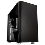 Boitier PC Mini Tour Micro ATX Kolink Citadel avec panneau vitré - Noir