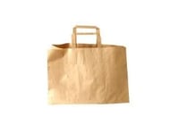 Bärkasse 17 Ltr 350X170x245 Mm 80 Gr W/Hank Paper Flower Carrier Bag Brown Pack 50 St,4 Pk X 50 St/Pack