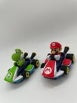 Greenhills Carrera First Mario & Yoshi Slot Car Pair 1.64 Scale - NEW - 22566