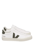 VEJA Campo Leather Trainers, White Khaki