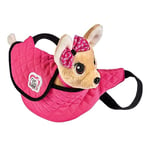 Simba 105893494 - Chichi Love Street - Chien en Peluche Chihuahua dans Un Sac Banane Tendance - Sangle réglable