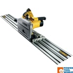 DeWalt DWS520KTR Plunge Saw & Guide Rail in TSTAK 240v