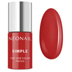 Neonail 7835-7 Passionate Vernis à ongles UV 3 en 1 SIMPLE ONE STEP COLOR PROTEIN 7,2 gr