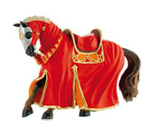 Bullyland 80768-Figurine Cheval de Spectacle Rouge, Collection Fantaisie, Environ 14 cm de Haut, Figurine Peinte à la Main, sans PVC, pour Les Enfants pour des Jeux imaginatifs, 80768