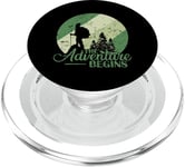 The Adventure begins Randonnée Nature PopSockets PopGrip pour MagSafe