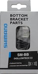 Shimano DXR BB-FC-MX70/MX71 Bottom Bracket Set - Silver, 70-109 mm