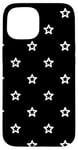 iPhone 15 White Black Starlight Night Pop Art Star Sky Pattern Case