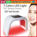 UK LED Therapy Photon Beauty Light 7 Colors Rejuvenation Facial Anti-aging Mask