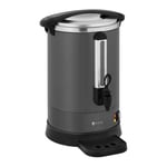 Machine À Café Filtre Pro Grande Cafetière Percolateur 14L Inox Poignées Robinet