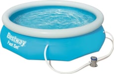 Bestway Swimming Pool Fast Set Med Tillbehör, 305 X 76 Cm 57270 Lumarko!