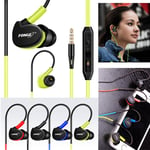 Fonge Écouteurs Filaires Étanches Hi-Fi Écouteurs Intra-auriculaires Sport Bass Écouteurs Casque avec Micro pour Smartphones Galaxy s6