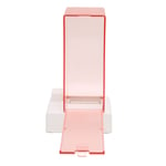 Automatic Cotton Pad Holder Pink Transparent Appearance Easy Take PC Automat GHB