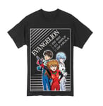 Neon Genesis Evangelion Movie Group Adult T-Shirt