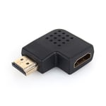 90° Left Angle HDMI Male to Female Coupler Adapter Extension Connector For HDTV