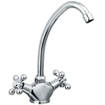 Bristan Mandolin Kitchen Sink Mixer Tap Deck Mounted - Chrome