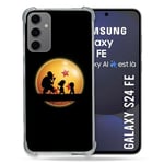 Cokitec Coque Renforcée pour Samsung Galaxy S24 FE Manga Dragon Ball Vintage