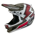 Mtb Helmet D4 Composite Ever White/Red Troy Lee Designs Bike