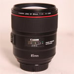 Canon Used EF 85mm f/1.4L IS USM Short Telephoto Lens