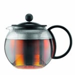 Bodum 1812-01 ASSAM Tea Maker (French Press System, Permanent Stainless Steel