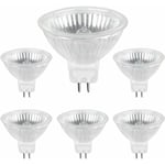 Halogenlampa GU5.3 35W 12V, 400lm Varmvit 2700K Dimbar, Halogen Spotlight Bulb MR16, 6 st.