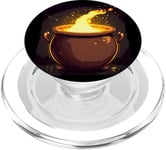 Funny Cauldron for Witches and Cooks PopSockets PopGrip for MagSafe