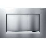 Geberit Sigma30 Betjeningsplate Matt Krom/Krom/Matt Krom, Easy-Clean - 115.883.JQ.1