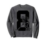 NUMBER 8 YEARS ICE HOCKEY 8TH BIRTHDAY Sweatshirt