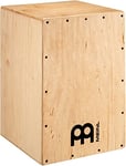 Meinl Percussion Headliner Cajon Instrument - Compact Drum Box with Snare and Bass Sound - Playing Surface Baltic Birch (HCAJ100NT)