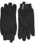 HESTRA  MERINO WOOL LINER ACTIVE - 5 FINGER, Koks, 5