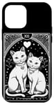 iPhone 12 mini Tarot Card Mystic Cats | The Lovers Valentines Day | Couples Case