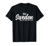 Swedish Souvenirs Makes My Heart Skip A Beat I Love Sweden T-Shirt