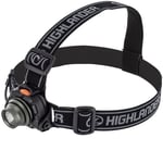 Highlander Wave 3W LED Sensor Headlamp Camping Hands Free Head Torch Black