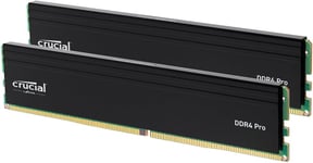 Crucial Pro DDR4 RAM 32GB Kit 2x16GB 3200MHz, Intel XMP 2.0, Computer Memory PC