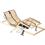 Sommier à lattes électrique Sommier pour Adulte et Enfant - avec 28 lattes 7 zones 80x200 cm BV356244