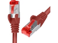 Spacetronik Kabel Rj45 Cat 6 S/Ftp Awg27 Lszh Röd 30M