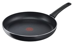 Tefal C27808 Generous Cook Poêle à frire 32 cm | Revêtement anti-adhésif | Signal thermique | Fond de fusion thermique pour tous feux induction | Forme profonde | Noir