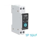 Merkmak - Disjoncteur de commutateur intelligent tuya zigbee avec mesure 1P 16A Rail din pour maison intelligente commutateur de telecommande sans fil