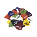 10-Pack - Gitarr Plektrum - Elgitarr / Elbas - Flera tjocklekar multifärg