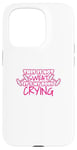 Coque pour iPhone 15 Pro Not My Sweat It's My Body Crying Funny Workout Gym