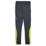 King Pro Training Pants Strong Gray-electric Lime - PUMA, størrelse X-Small