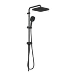 Grohe - Colonne de douche avec inverseur manuel - Economie d'eau Vitalio Comfort 250 - Noir Mat - 266982431