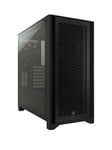 Corsair 4000D Airflow Tempered Glass Mid-Tower, Black