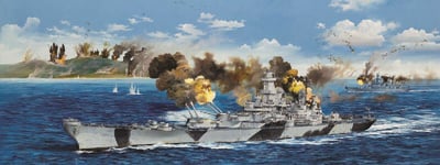 Uss Iowa BB-61 Battleship Bateau Plastique Kit 1:200 Model Trumpeter