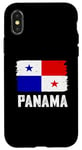 Coque pour iPhone X/XS T-shirt Panama pour homme et femme Drapeau panaméen Panama